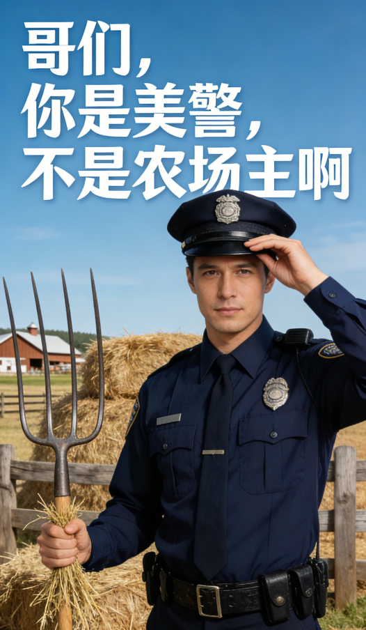 哥们，你是美警，不是农场主啊