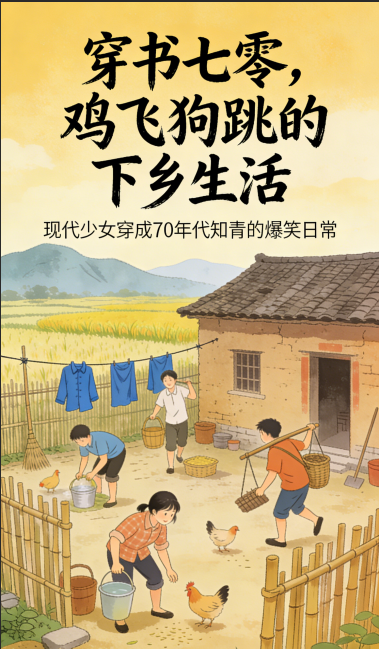 穿书七零，鸡飞狗跳的下乡生活