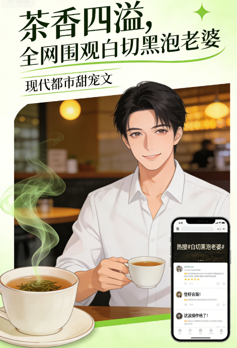 茶香四溢，全网围观白切黑泡老婆