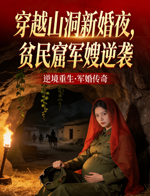穿越山洞新婚夜，贫民窟军嫂逆袭